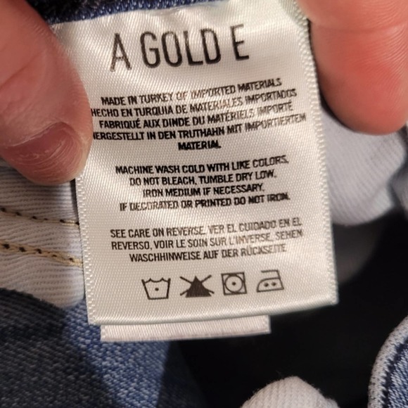 AGOLDE Sophie High Rise Skinny Crop Jeans in Spell Distressed Stretch Size 27 - Picture 5 of 8